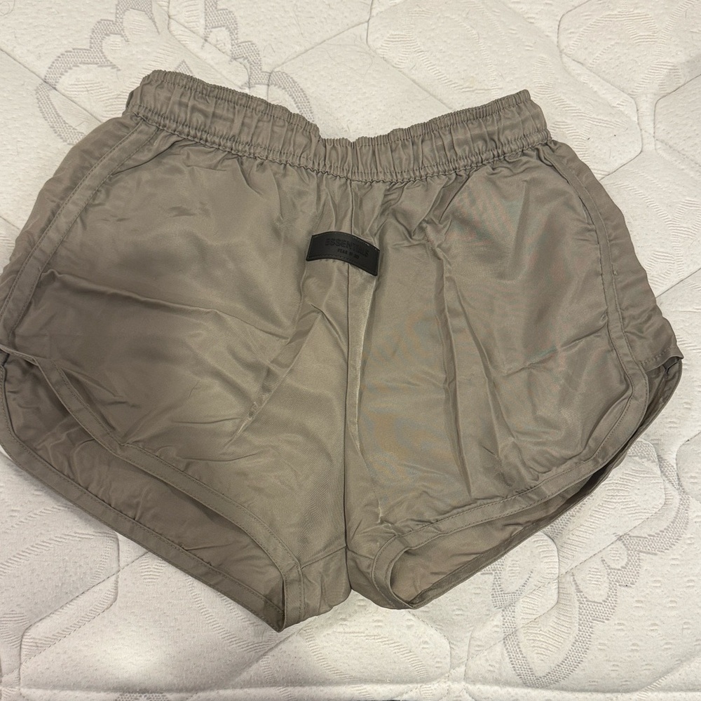 Essentials fear of god Taupe Drawstring Shorts